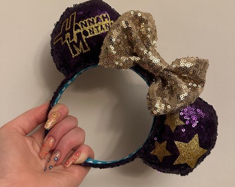 Hannah Montana sequin Minnie Mickey Ear