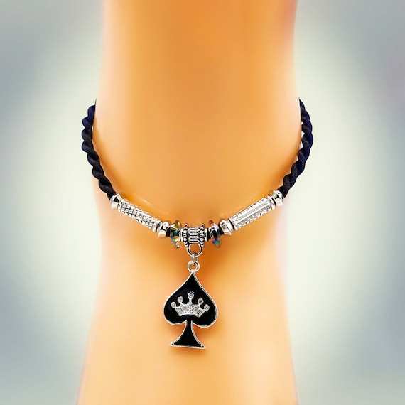 Amazon.com: His and Hers Intimates ? HOTWIFE ? Vixen Anklet Jewelry -  Queen, Hot Wife, Bracelet, Necklace, Queen of Spades, BBC, QOS, MFM,  Threesome, Swinger (Aqua Braided Satin Vixen Anklet): Clothing, Shoes