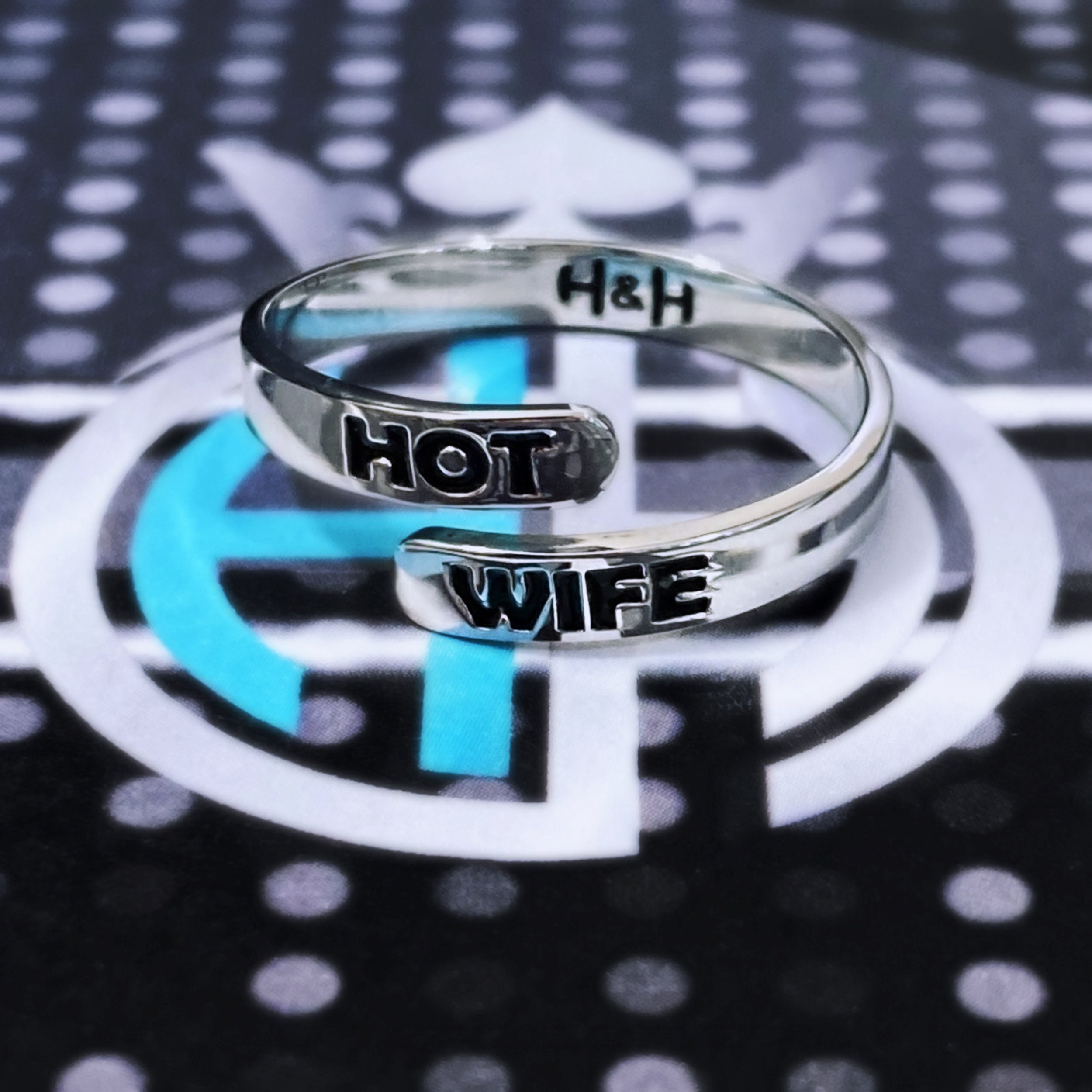 Hotwife Adjustable Stainless Steel Ring MFM Threesome photo