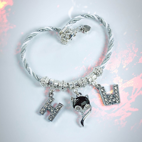 Spade with Crown Stainless Steel Charm Bracelet – His and Her's Intimates