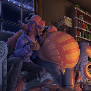 Hot Cocoa Cuddles Print