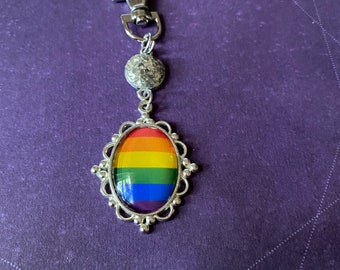 Rainbow Pride Keychain