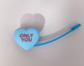 Only You Straw Topper Cover