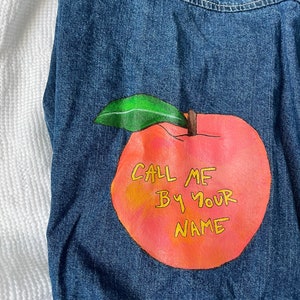 Call Me By Your Name Painted Denim Jacket