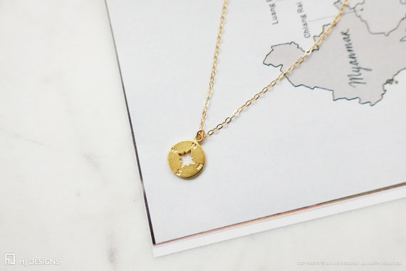 Sterling Silver Vermeil Cz Journey Necklace