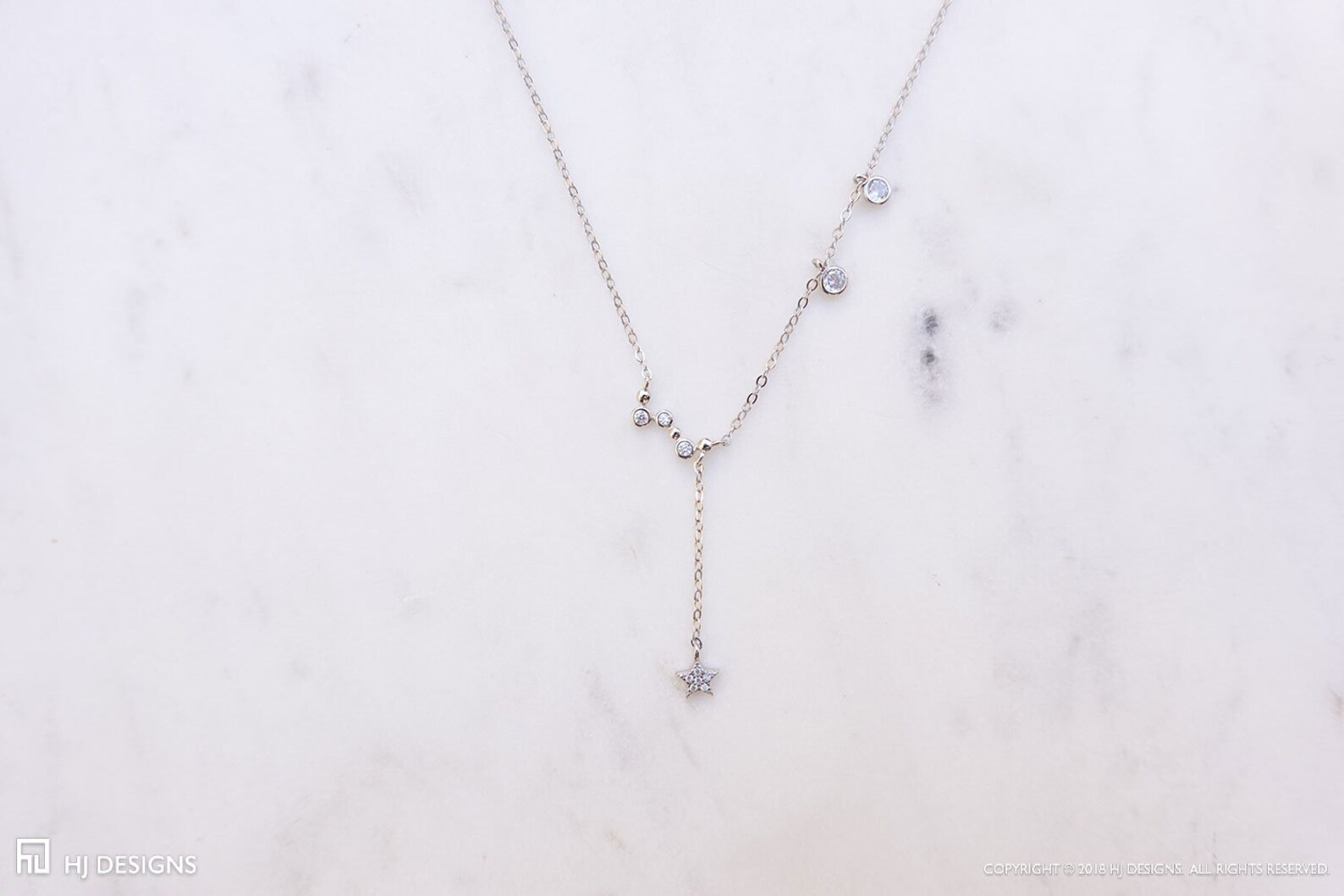 Karina Lariat in Silver