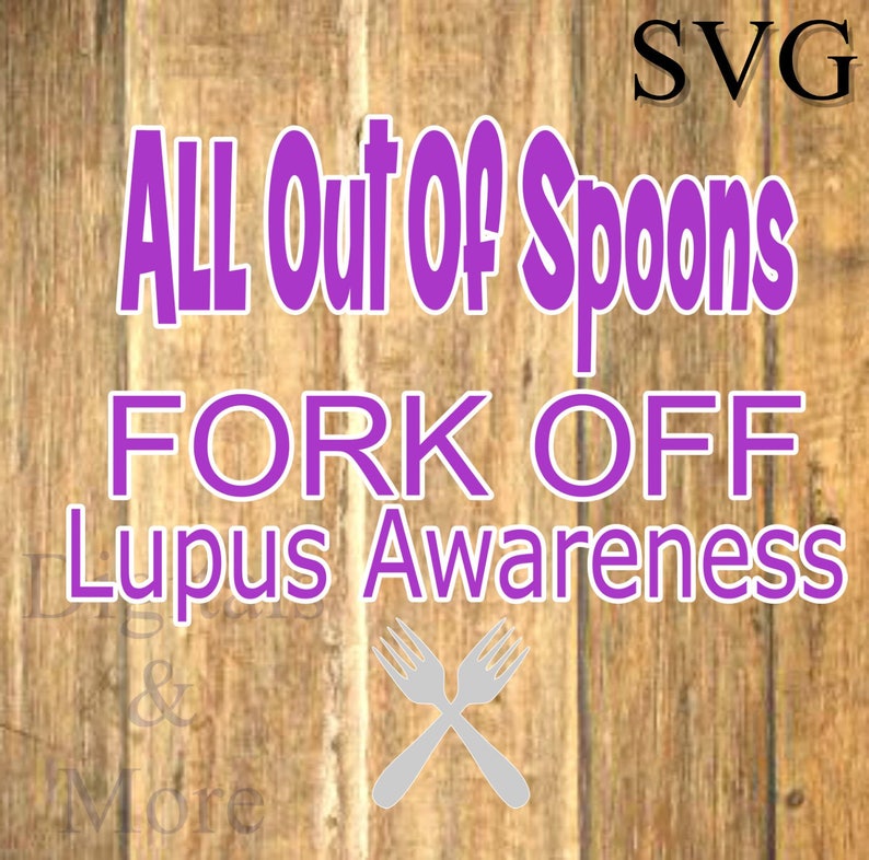 Lupus Lupus Awareness Autoimmune Spoon Theory Fibro Etsy
