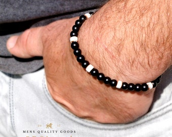SURFER BRACELET Hawaiian Surfer Bracelets Mens Surfer Bracelets Beach Bracelets Beach Bracelets For Guys Beach Jewelry Summer Bracelet Onyx