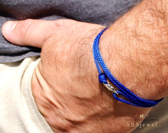 Neon Blaues Faden Armband Blaues Faden Armband Neon Blaues Seil Armband Blauwe Touw Armband 2mm Lanyard Armband Helles Armband Sommer Geschenk