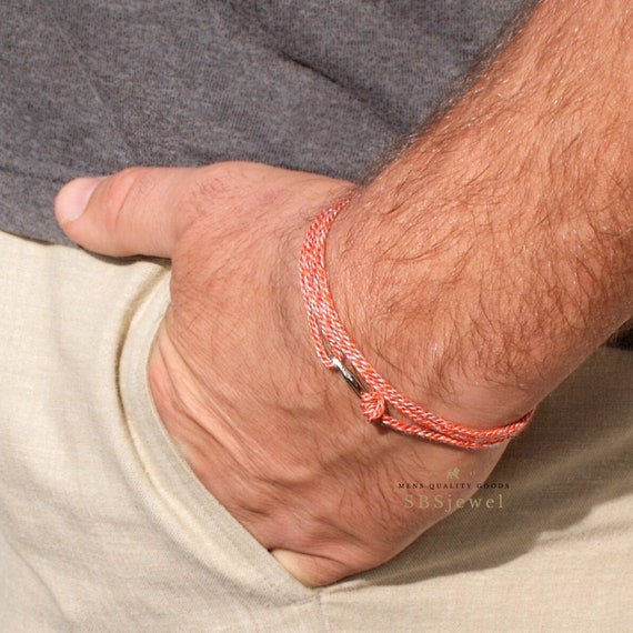 Orson Pull Bungee Rope Bracelet, Sterling Silver | Men's Bracelets | Miansai