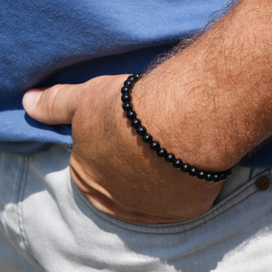black-onyx-bracelet-mens-onyx-mens-bracelet-black-bead-bracelet-6mm-men