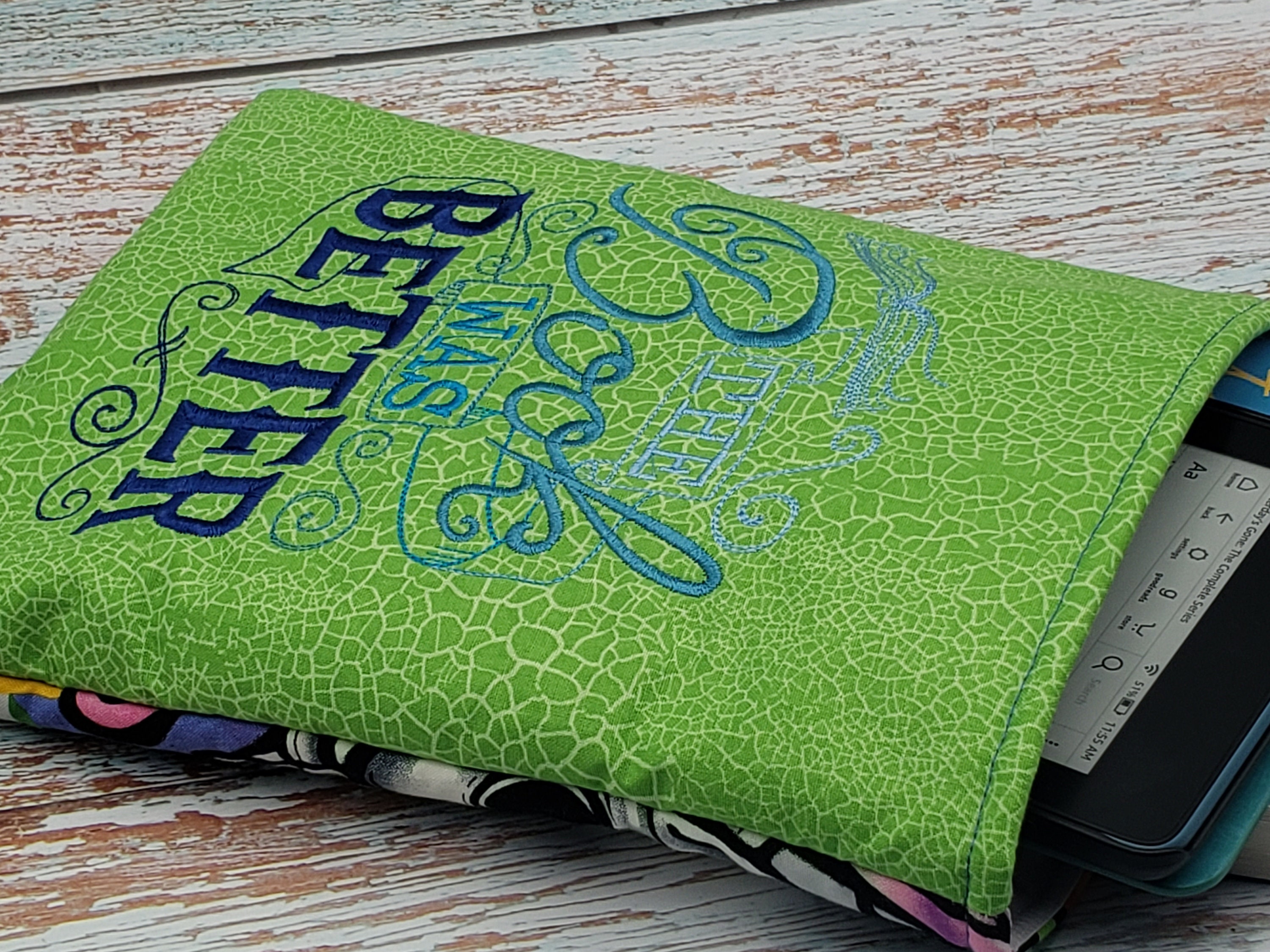 Book Sleeve Medium Book Cover Padded Book Sleeve Book Lovers Etsy