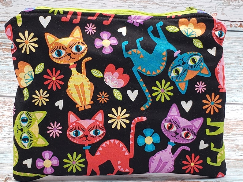 Zipper bag zipper pouch zippered bag pencil pouch travel pouch makeup bag travel bag embroidered bag personalized bag notions pouch