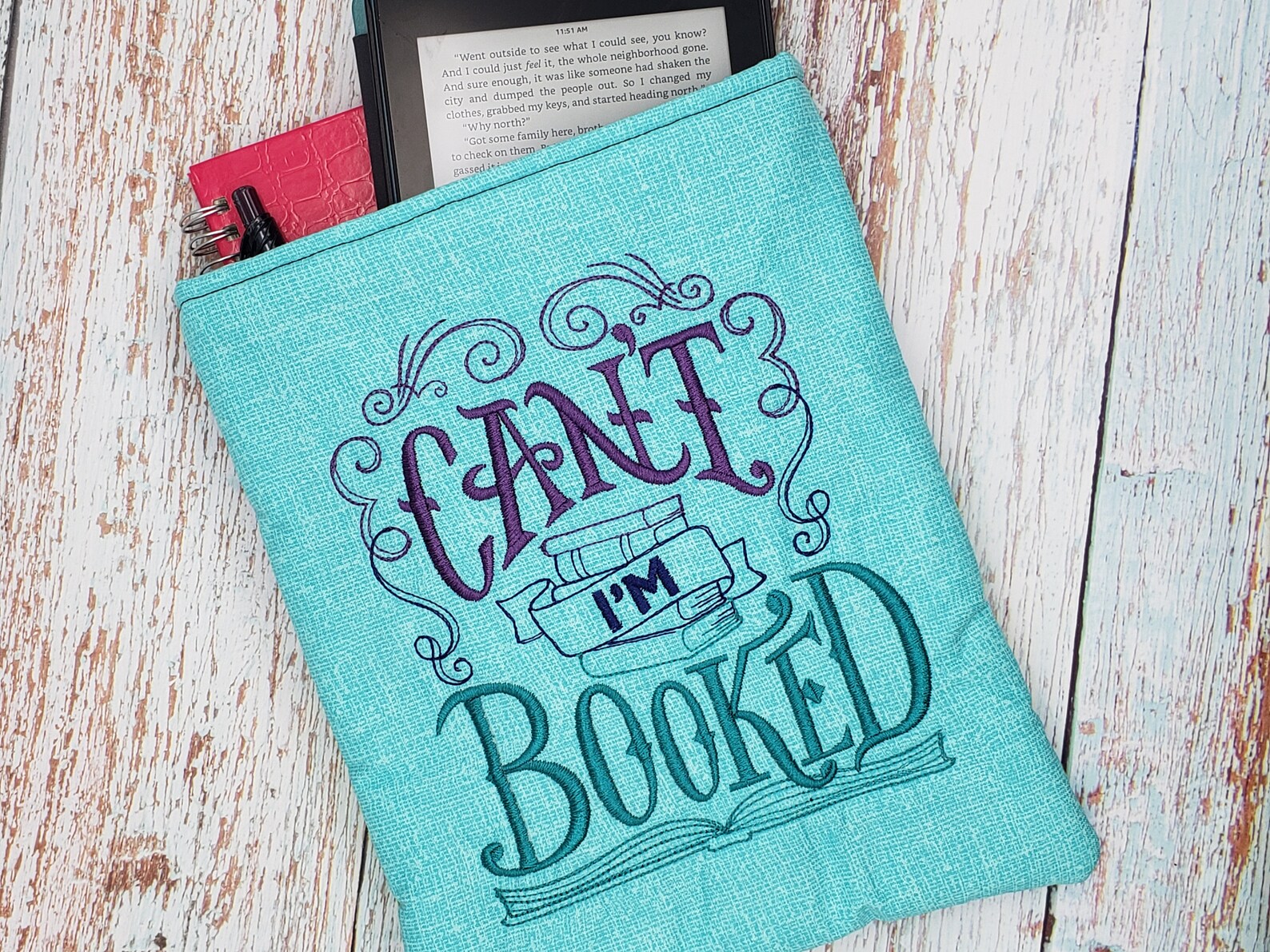 Book Sleeve Medium Book Cover Padded Book Sleeve Book Lovers Etsy