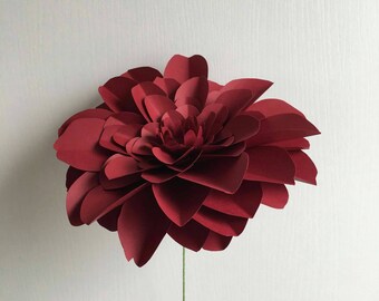 Dahlia géant en papier