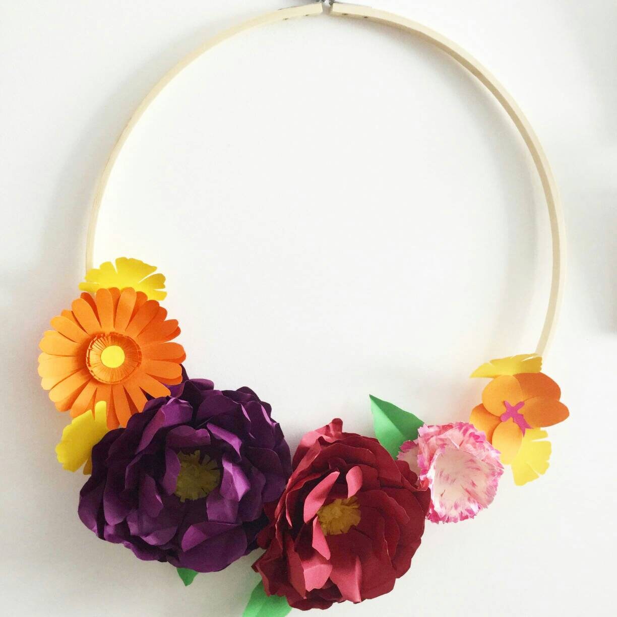 Couronne Florale Entièrement Personnalisable