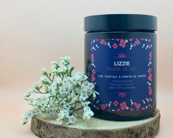 Bougie Lizzie - Poudre de riz