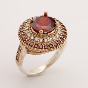 Hurrem Design Turkish Handmade Jewelry Small Round Shape Red - Etsy