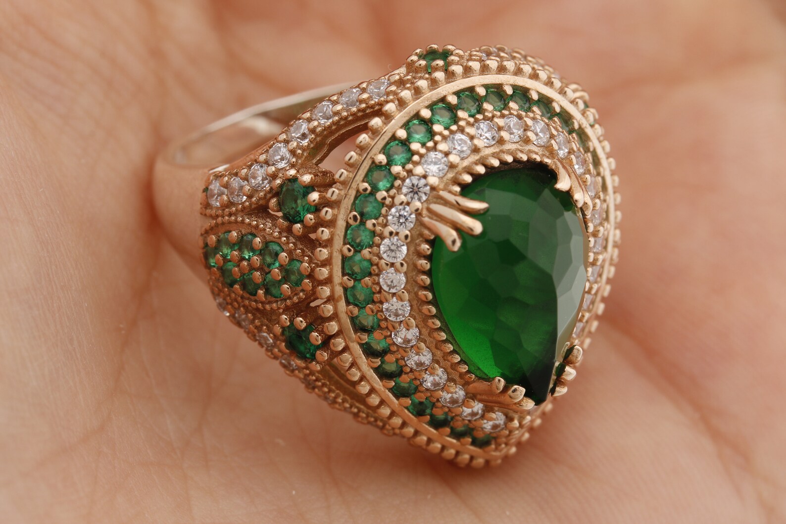 Ottoman Collection Empire Turkish Handmade Jewelry Drop Shape Etsy