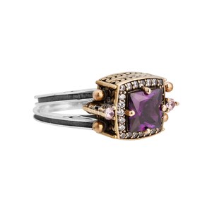 Turkish Handmade Jewelry Reversible 2 Rings in 1 Ring Square Cut ...