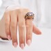 Turkish Handmade Jewelry Reversible 2 Rings in 1 Ring Square Cut ...