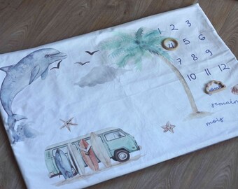 Tapis Photo Pour Evolution De Bebe Etsy