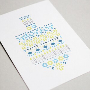 Carte de Hanukkah | Hanukkah heureux - Joyeuses Fêtes - Fêtes carte - sevivon - cartes de voeux