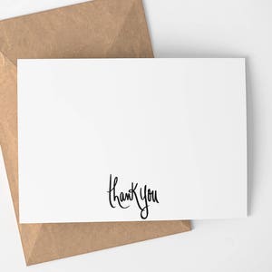 Simple Thank You Card: Kraft Envelope, All Occasions