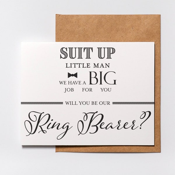 Will you be our Ring Bearer? | Ring Bearer Proposal -  Wedding - Ring Bearer - Ring Bearer Card - Card Set - Wedding Decor - Wedding Party
