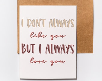 Valentines Day Card | Valentines Day - I Love You - Honest - Funny - For Him - For Her - Valentine's Day - Love