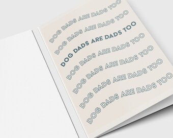 Dog Dad Father's Day Card: Pet Parent Greeting Card