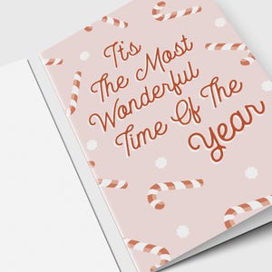 Feestdagwenskaart voor iedereen - roze kerst - uniek - feestdagen - vrolijk kerstfeest - het is de mooiste tijd - vakantiecadeau