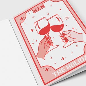 Der Feiertag - Tarot Grußkarte - Einzigartig - Für BFF - Für Freund - Einfach weil - Feiertage - Frohe Weihnachten - Feiertagskarte - Chanukka-Karte