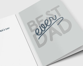 Best Dad Ever Card | Happy Father's Day Greeting
