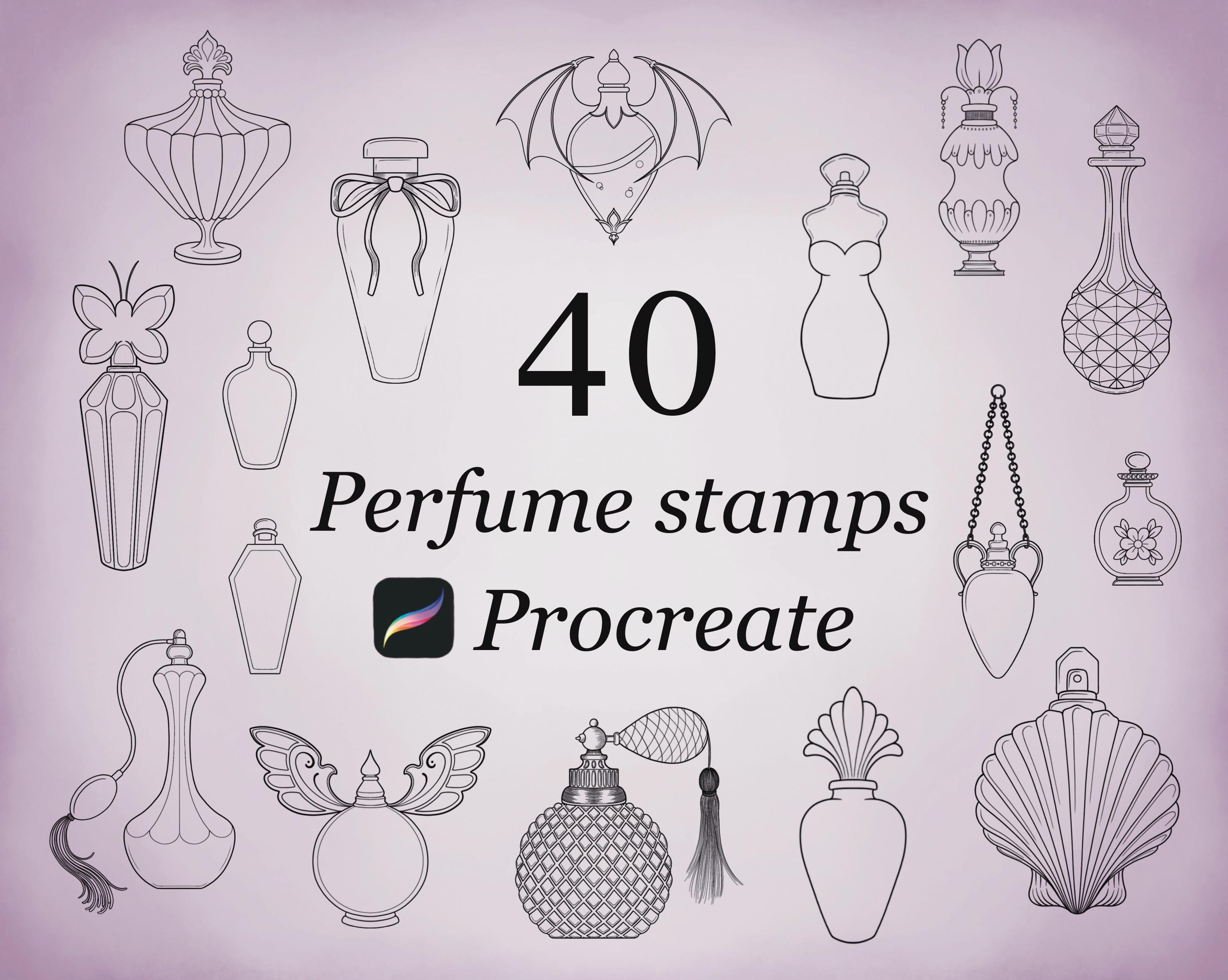 Perfume stamp - Etsy México, image size:3000x2395