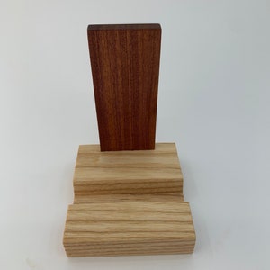 Cell phone holder/tablet holder/desk accessory/phone holder/cell phone stand/wooden stand
