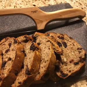 Cherry wood bread knife, wooden knife, bread knife, bread saw, bread saw image 4