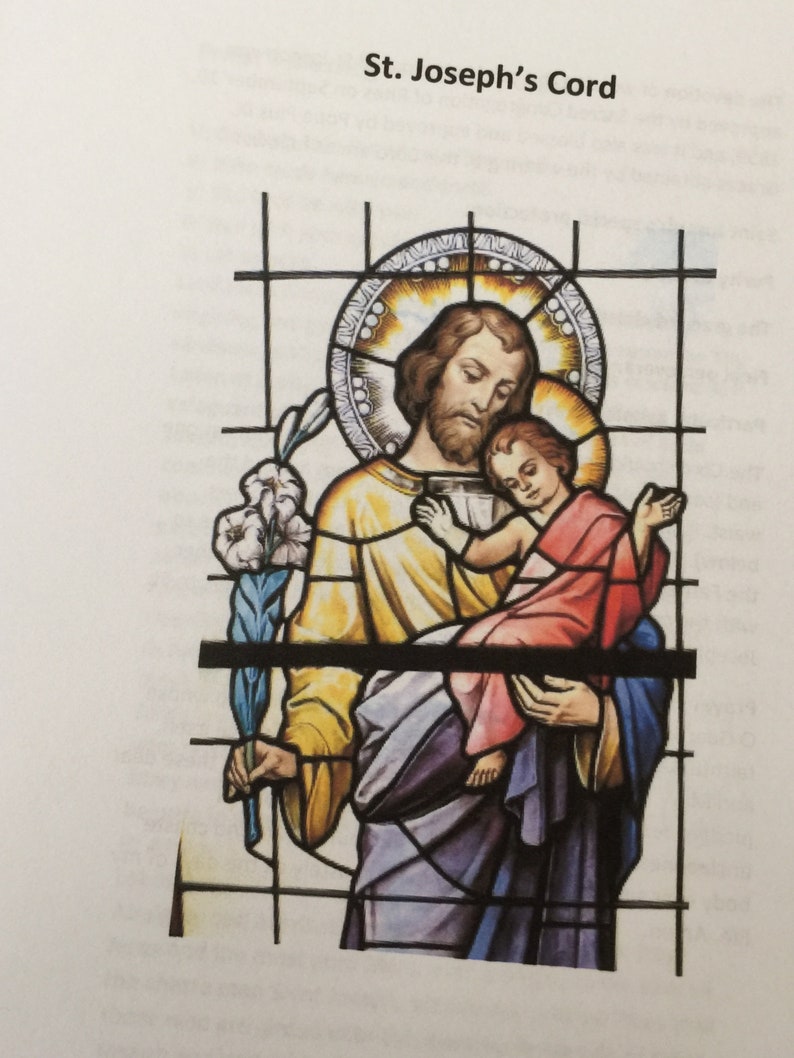 Cord of St Joseph cincture sacramental chastity cord Etsy