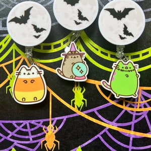 Kitty under the moon badge reel