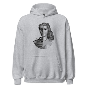Duality of Life - Hooded Sweatshirt - Skulls Collection - Grunge Clothing