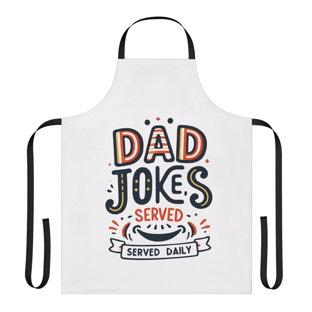 Father's Day Gift Dad Jokes Apron 5color Straps BBQ Grilling Apron for Dad Etsy