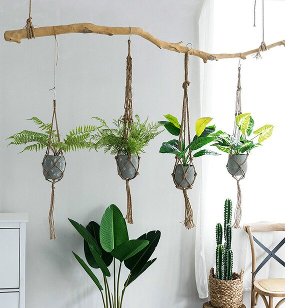 Simple Hanging Planter Hanging Plant Holder Macrame Plant ... Simple Hanging Planter Hanging Plant Holder Macrame Plant ... on Hanging Plant Stand Ideas
id=87623