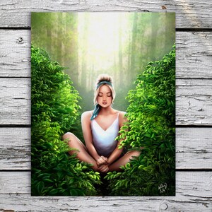 Nature Meditation Original Art Print