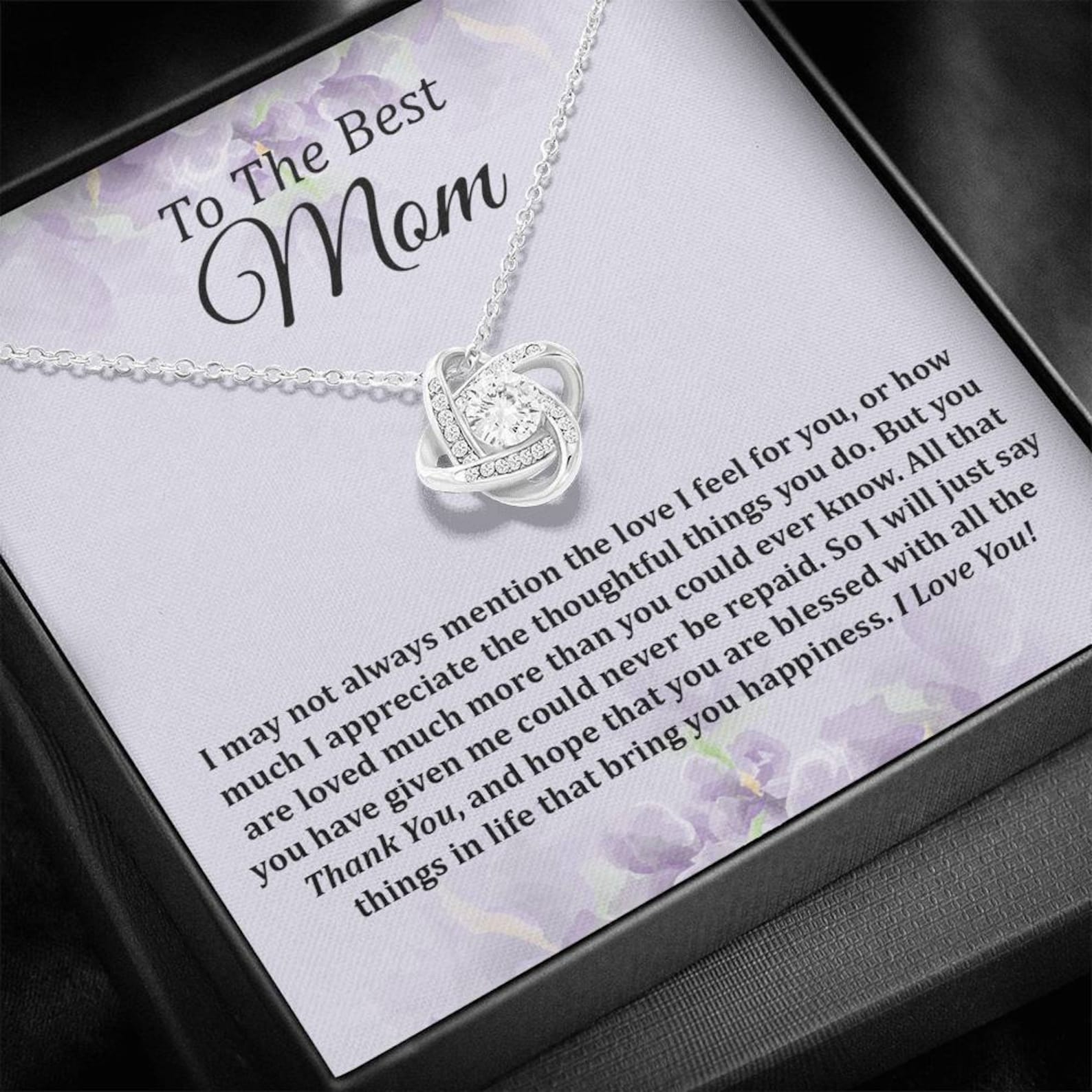 Gifts for Mom Mom Necklace to My Mom Best Mom Necklace Etsy