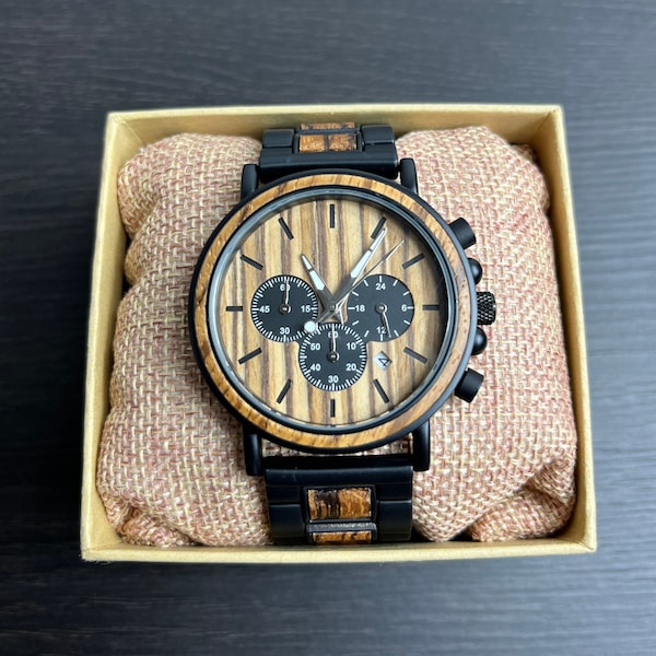 Chronograph Watch, For Him, To my Husband