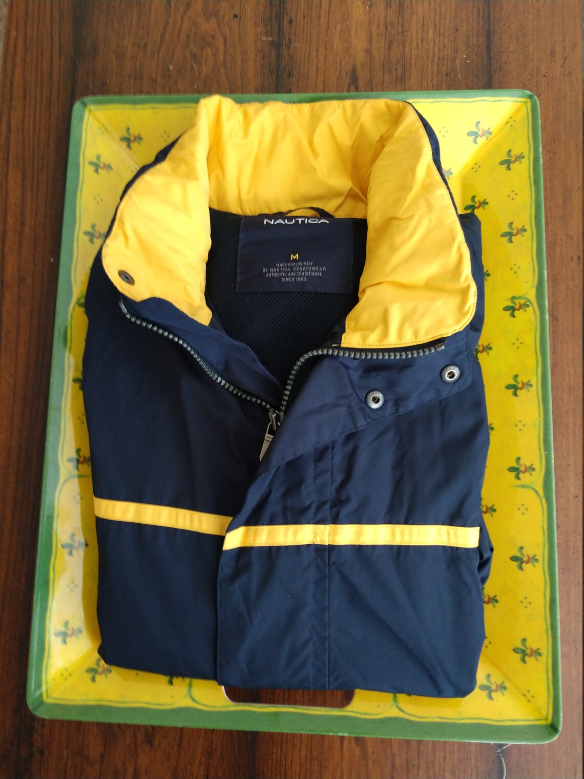 Classic Nautica Fullzip Sailing Jacket M in Excellent Etsy
