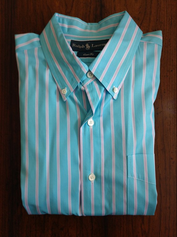 ralph lauren striped dress shirt