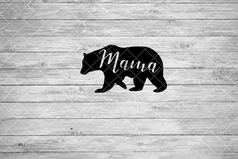 Download Mama Bear SVG Cut File Momma Mamma File Cricut Cutting Files | Etsy