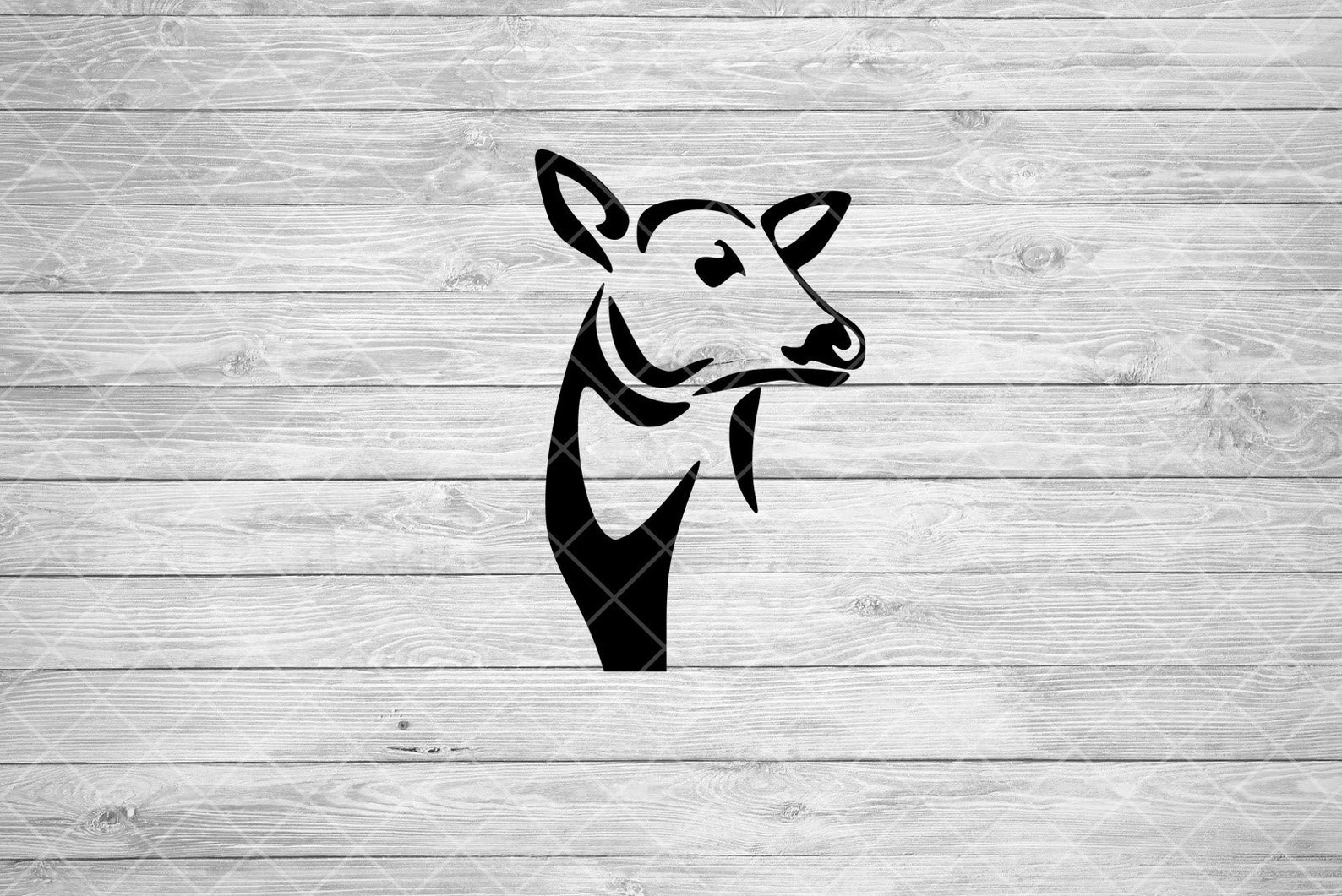 Deer Doe Head SVG Hunting Cut File Bundle | Etsy