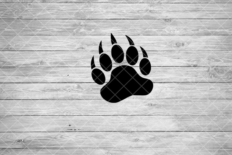 Grizzly Bear Paw Claw SVG Claws Vector File Cutting Files | Etsy